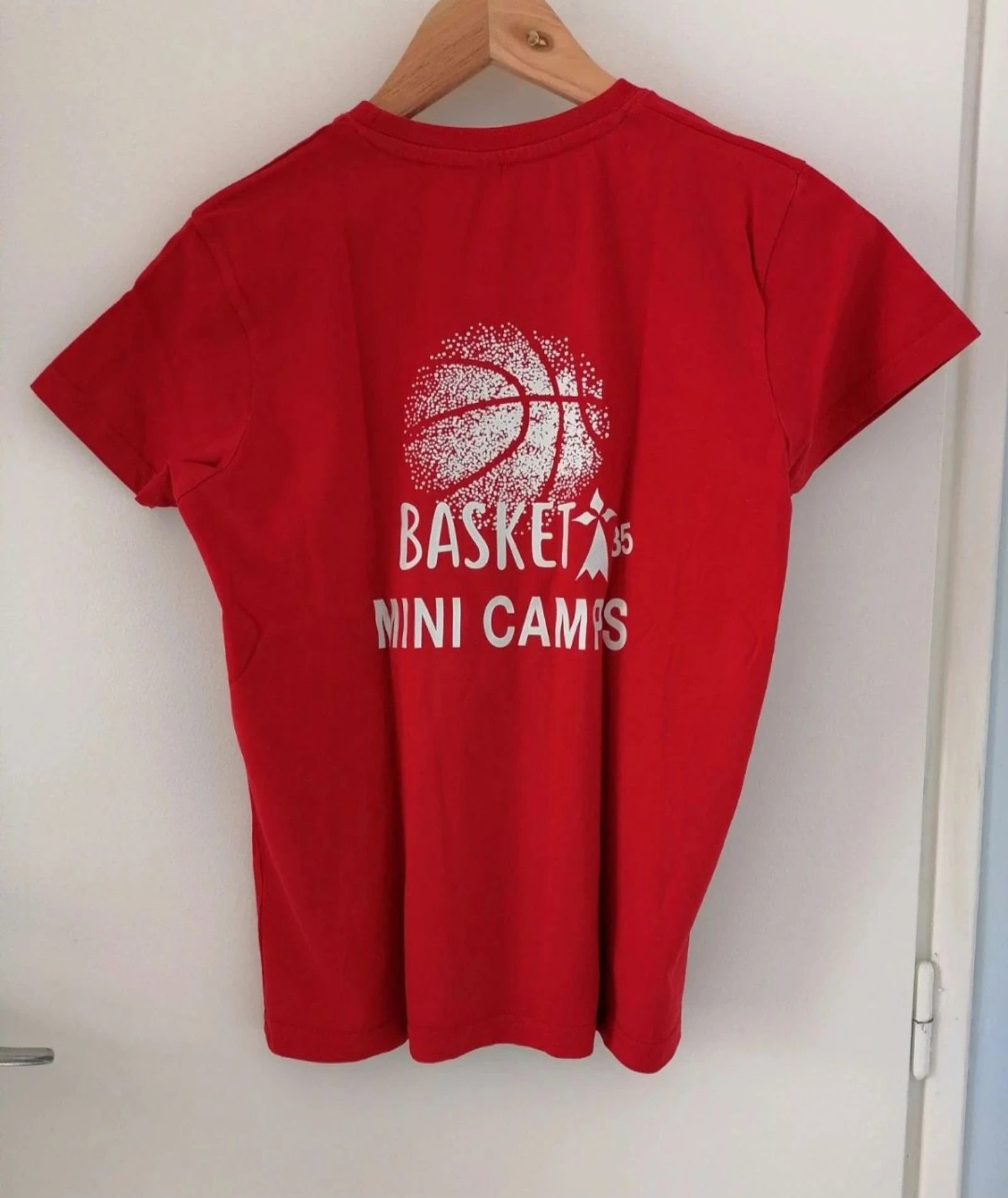 Camiseta de manga corta mini camps baloncesto 35 rojo 11-12 años – photo 2